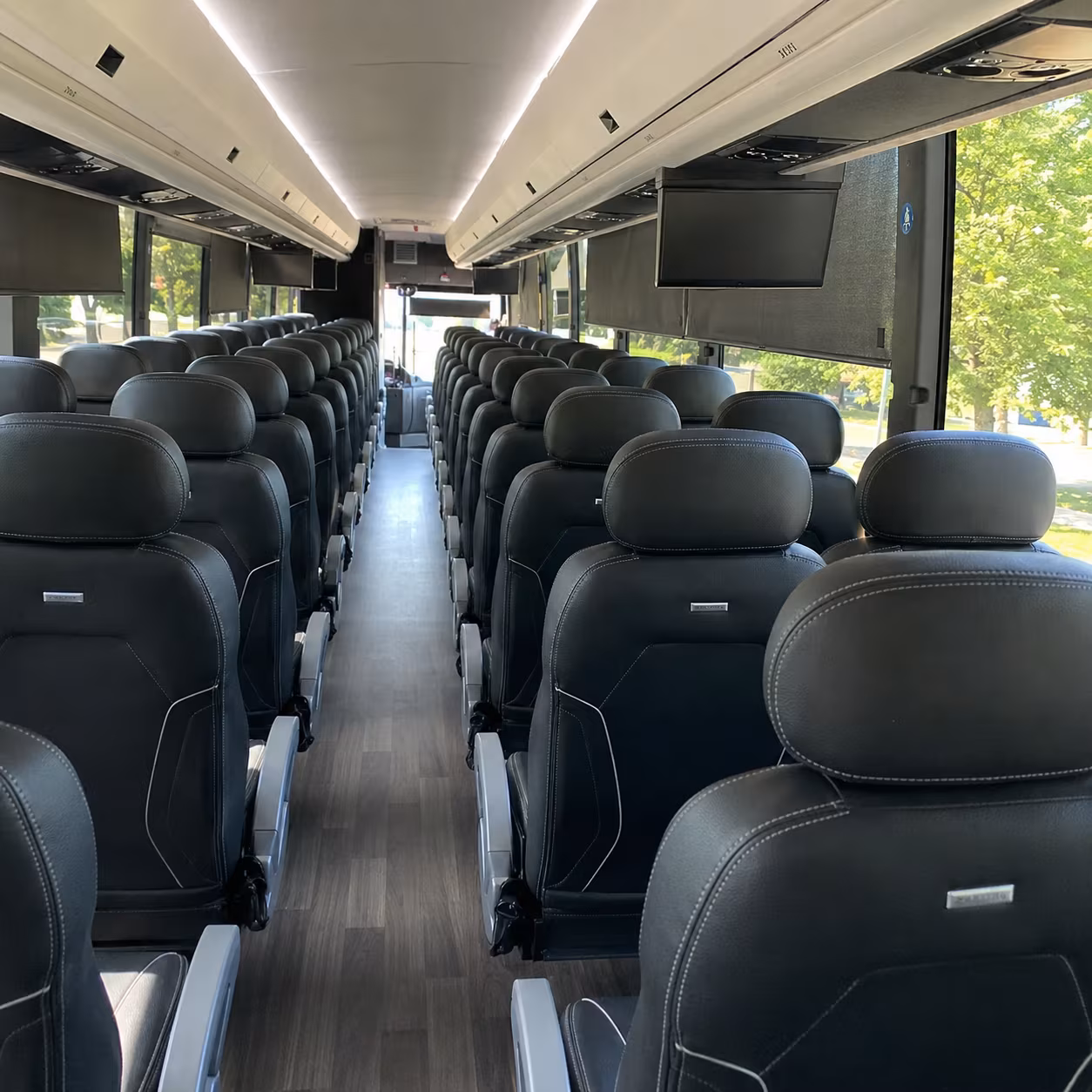 berkeley charter bus interior gallery