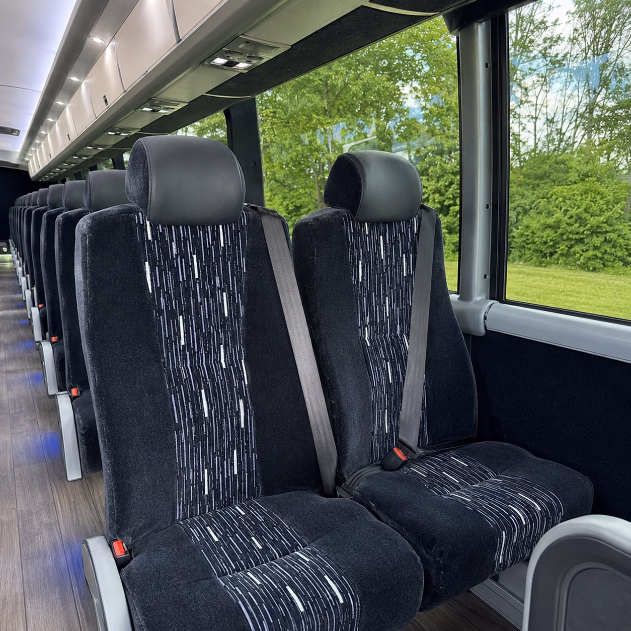 berkeley charter bus interior